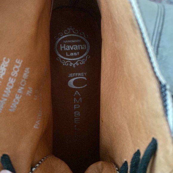 Havana Last Jeffrey Campbell Lita Navy White Striped Platform Heels💙🤍💙 - Picture 10 of 12